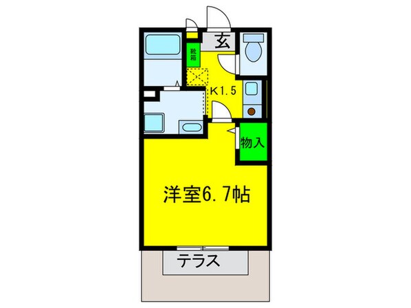 ルミエール船尾の物件間取画像